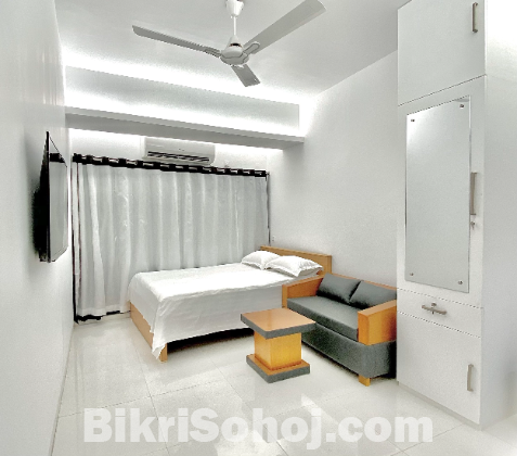 Furnished 1BHK Serviced Apartment RENT in Bashundhara R/A